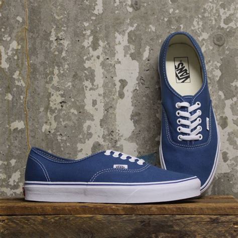 navy blue authentic vans